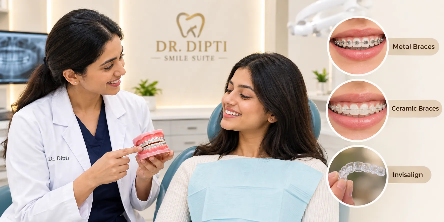 Braces Cost in Faridabad: Metal vs Ceramic vs Invisalign Price Comparison