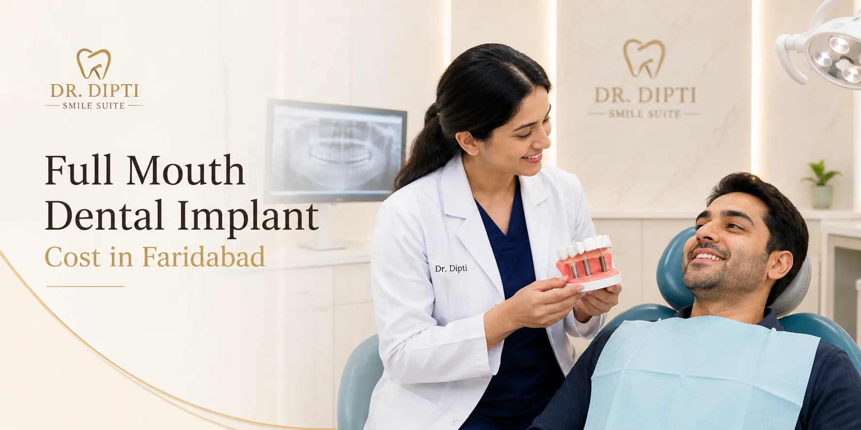Full Mouth Dental Implant Cost in Faridabad